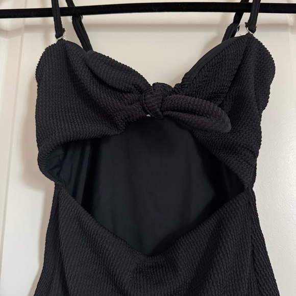 Veronica Beard Black One Piece Swimsuit, S - Picture 3 of 8